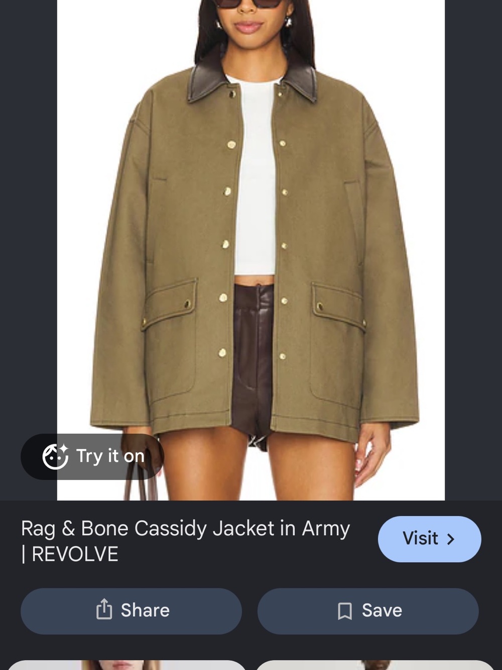 RAG & BONE 
Cassidy Cotton Jacket
